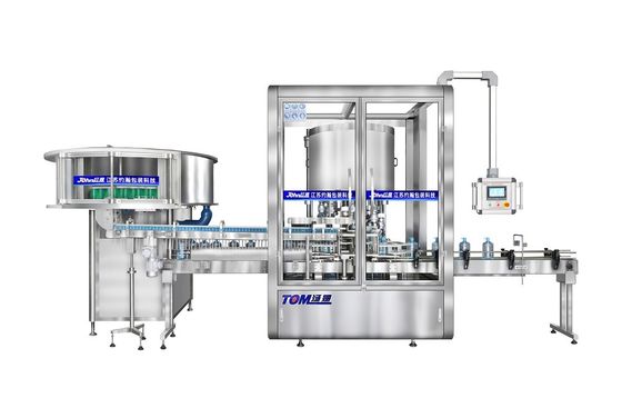 Beli 6000BPH PLC dikendalikan mesin capping putar 8 10 12 kepala pembuatan online