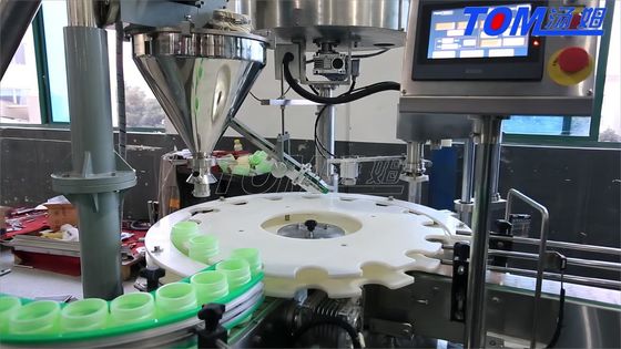 Beli Mesin pengemasan bubuk untuk botol yang sepenuhnya otomatis dikendalikan PLC pembuatan online