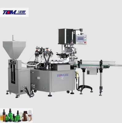 Beli Precision Digital Automatic Perfume Food Bottle Filling Labeling Capping Sealing Machine Motor Sistem mekanik presisi tinggi pembuatan online