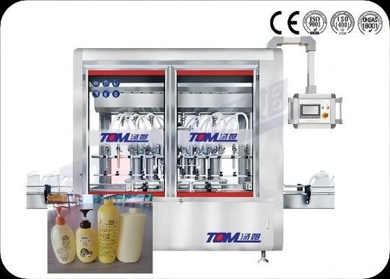 Produk Perawatan Pribadi Mesin Pengisian Sampo Kontrol PLC Otomatis 100ML-1L