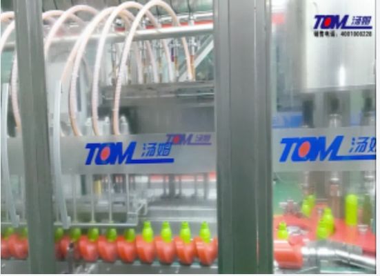 Tracking Type 100ml-1L Viscosity Liquid Filling And Capping Machine Untuk Botol
