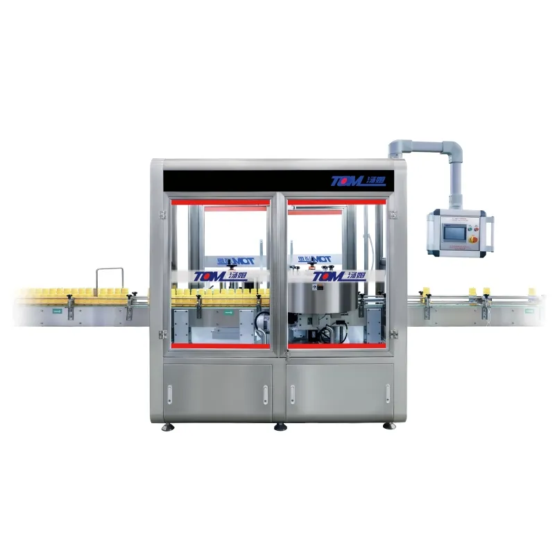 1l-5l Edible Oil Seasoning Oil Sauce Juice Vinegar High Speed Automatic Filling Capping And Packing Machine 6