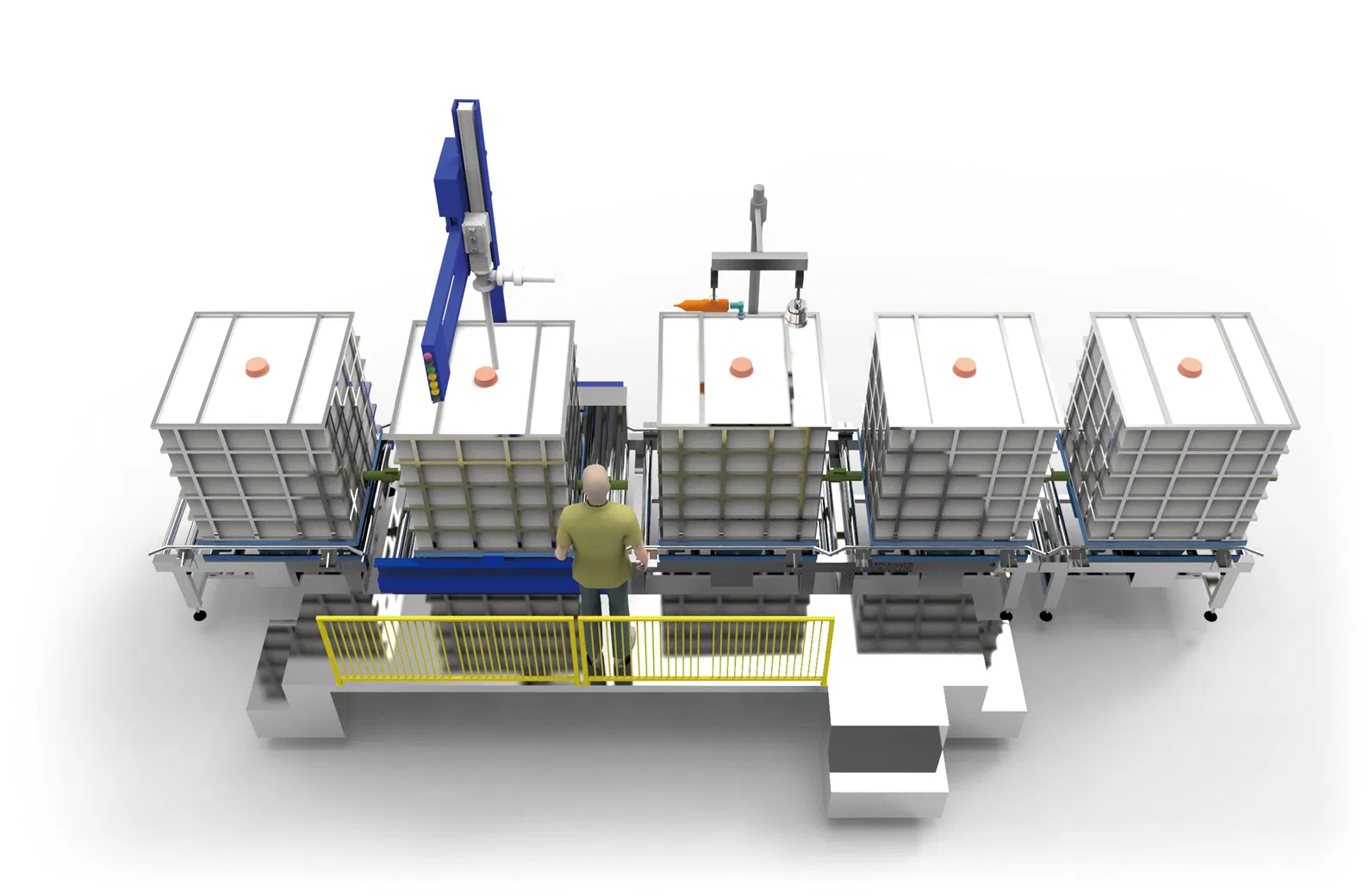 Mesin Pengemas Bahan Kimia dengan Sumber Gas Stabil dan Konsumsi Rendah untuk Pengisian Kebutuhan Pengemasan Cairan Tong 200L 0