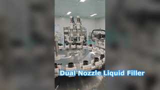 Mesin pengisian dan pembatasan serbaguna tinggi dua dalam satu dengan berbagai jenis botol lotion dan krim